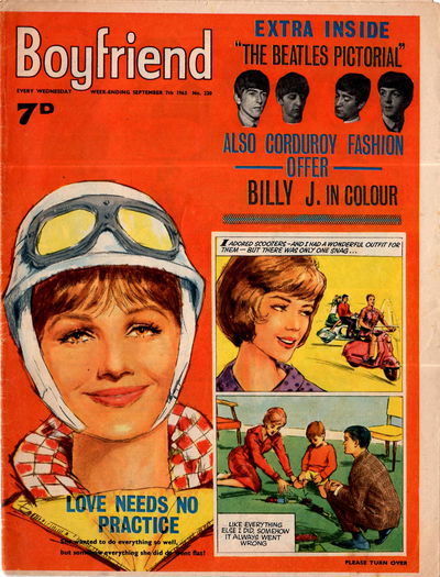 Boyfriend (City Magazines, 1959 series) #220 (7 September 1963)