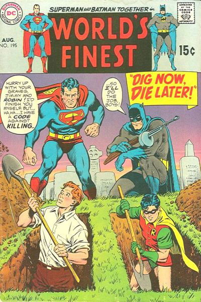 World's Finest Comics (DC, 1941 series) #195 August 1970