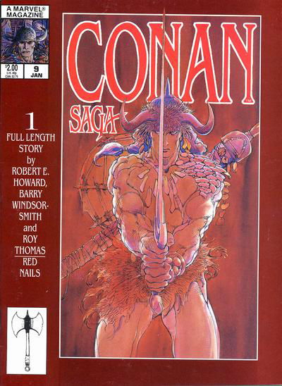 Conan Saga (Marvel, 1987 series) #9 January 1988