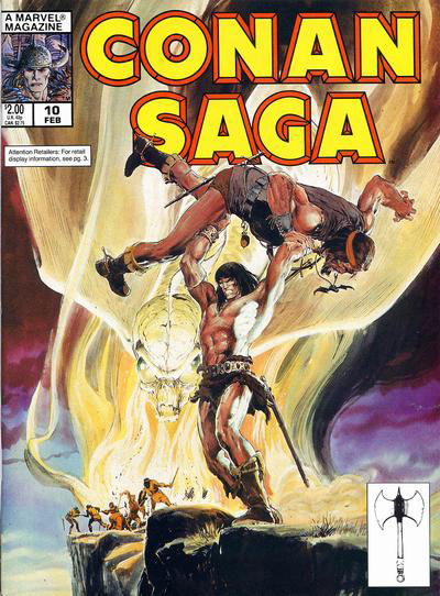 Conan Saga (Marvel, 1987 series) #10 February 1988