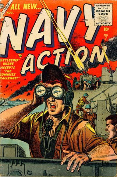 Navy Action (Atlas [Marvel], 1954 series) #7 (August 1955)