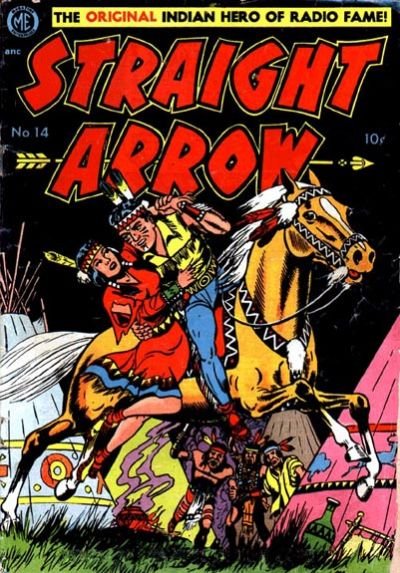 Straight Arrow (Magazine Enterprises, 1950 series) #14 (June 1951)
