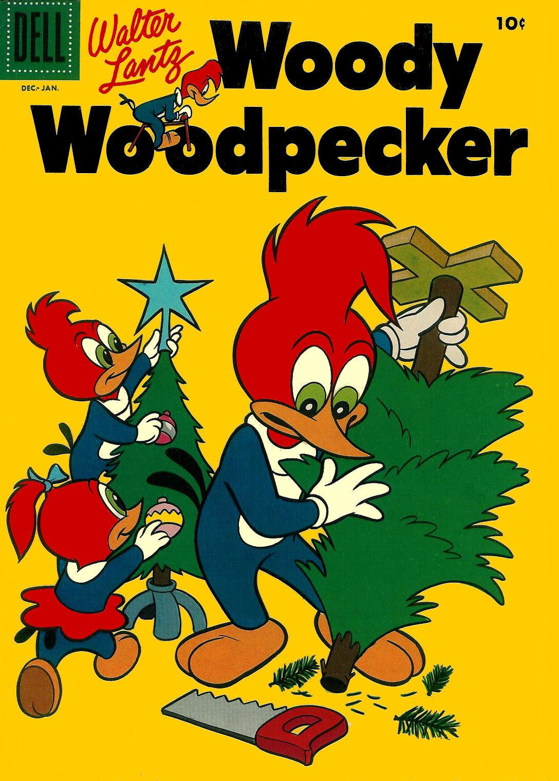 Walter Lantz Woody Woodpecker (Dell, 1952 series) #34 (December 1955-January 1956)