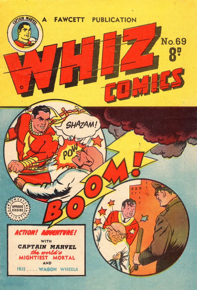 Whiz Comics (Cleland, 1949 series) #69 ([October 1952?])