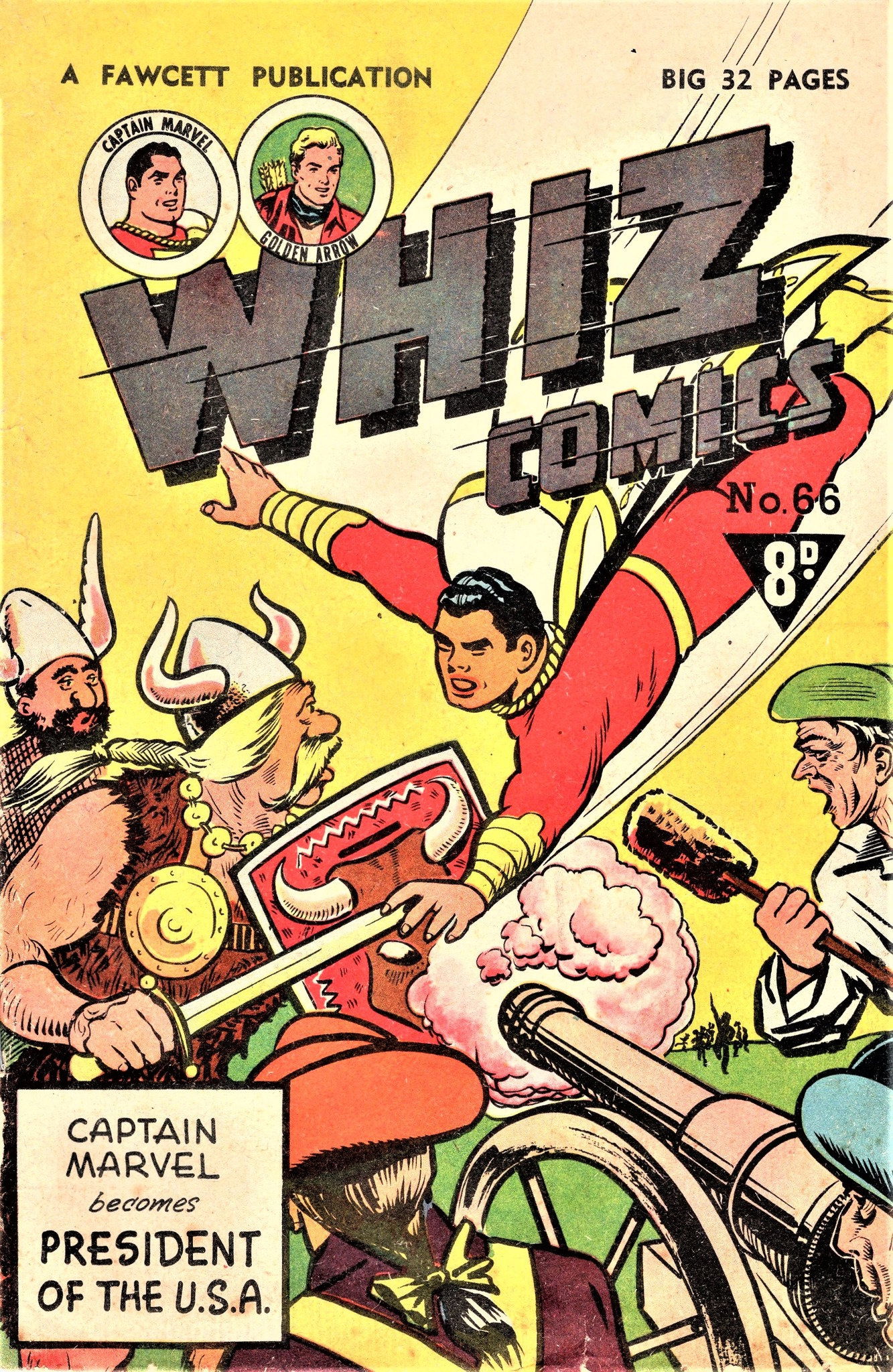 Whiz Comics (Cleland, 1949 series) #66 ([July 1952?])