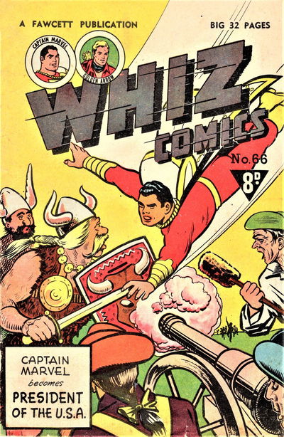 Whiz Comics (Cleland, 1949 series) #66 [July 1952?]