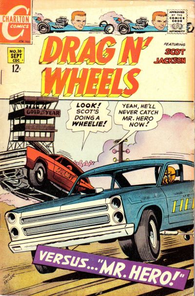 Drag n' Wheels (Charlton, 1968 series) #30 (September 1968)