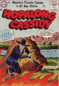 Hopalong Cassidy (DC, 1954 series)  #115 (July 1956) — Gold-Trappers of Stony Creek!