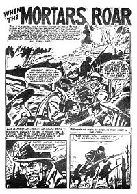 Battle Action (Horwitz, 1954 series) #29 — When the Mortars Roar (page 1)