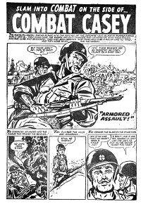 Battle Action (Horwitz, 1954 series) #29 — Armored Assault! (page 1)