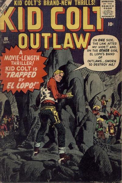 Kid Colt Outlaw  #86 (September 1959)