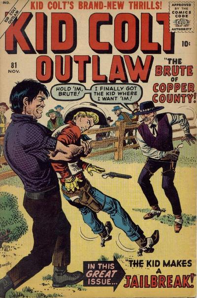 Kid Colt Outlaw  #81 (November 1958)