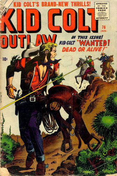 Kid Colt Outlaw (Marvel, 1949 series) #76 (January 1958)