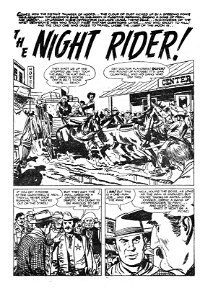Killer Western Library (Yaffa/Page, 1974 series) #4 — The Night Rider! (page 1)