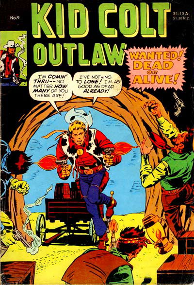 Kid Colt Outlaw (Yaffa/Page, 1975? series) #9 ([August 1982])