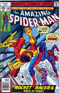 The Amazing Spider-Man (Marvel, 1963 series)  #182 (July 1978) — The Rocket Racer's Back In Town!