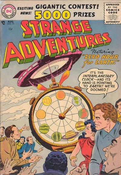 Strange Adventures (DC, 1950 series) #71 (August 1956)