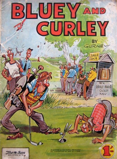 Bluey and Curley Annual [Sun News-Pictorial] (Sun, ? series)  (1954)