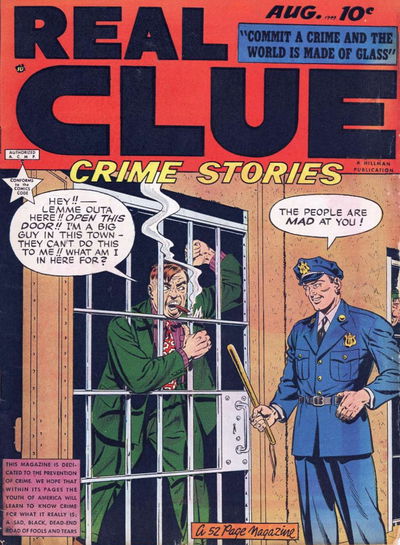 Real Clue Crime Stories (Hillman, 1947 series) v4#6 [42] (August 1949)