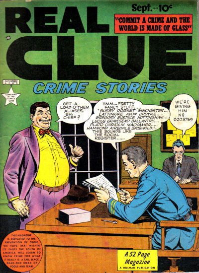 Real Clue Crime Stories (Hillman, 1947 series) v4#7 [43] (September 1949)