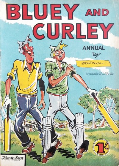 Bluey and Curley Annual [Sun News-Pictorial] (Sun, ? series)  (1958)