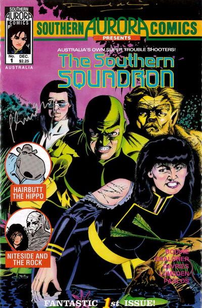 Southern Aurora Comics (Southern Aurora, 1990 series) v1#1 — Southern Aurora Comics Presents The Southern Squadron (December 1990)