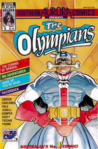 Southern Aurora Comics (Southern Aurora, 1990 series) #4 — Southern Aurora Comics Presents The Olympians March 1992