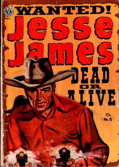 Jesse James (Avon, 1950 series) #6 (February 1952)