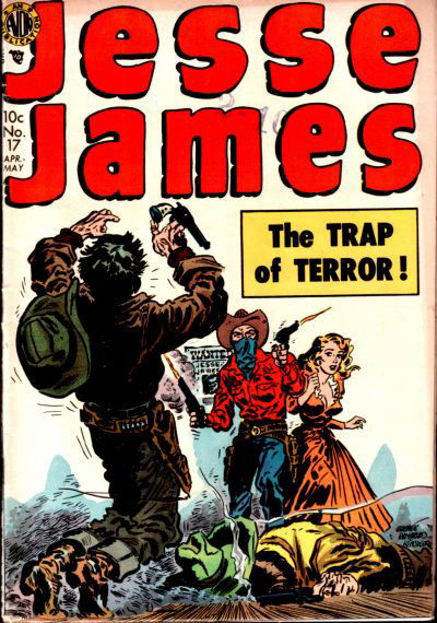 Jesse James (Avon, 1950 series) #17 (April-May 1954)