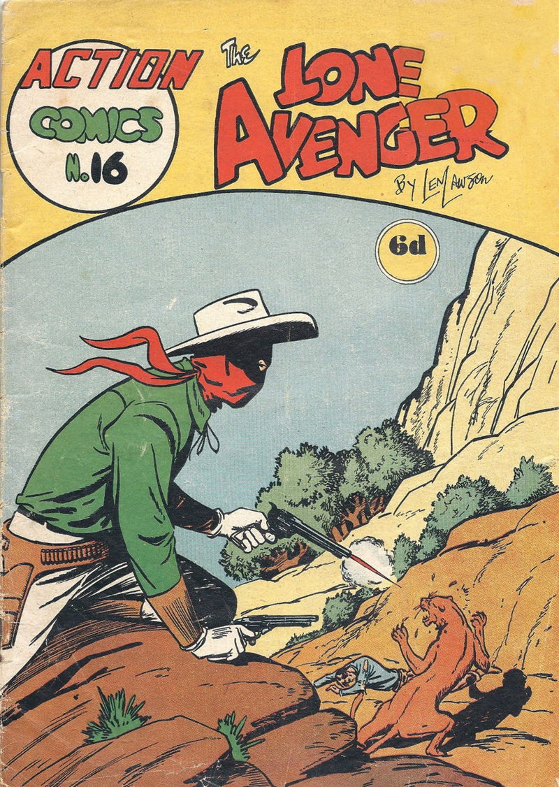 Action Comics (Action Comics, 1951 series) #16 — The Lone Avenger ([1951?])