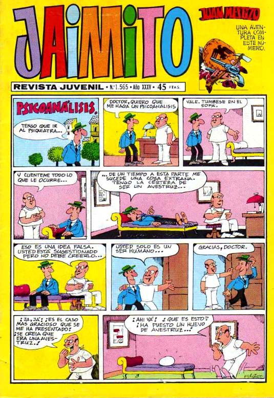 Jaimito (Edival, 1945 series) v35#1565 (6 October 1979)