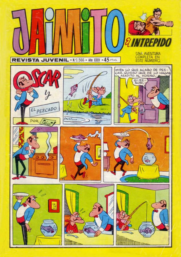 Jaimito (Edival, 1945 series) v35#1566 (13 October 1979)