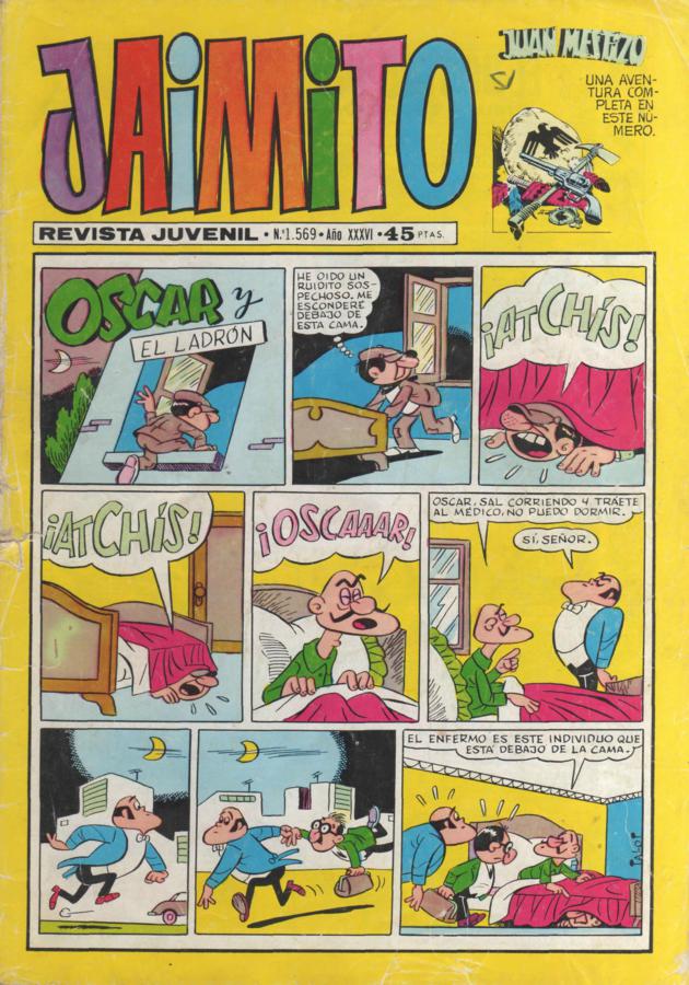 Jaimito (Edival, 1945 series) v36#1569 (3 November 1979)