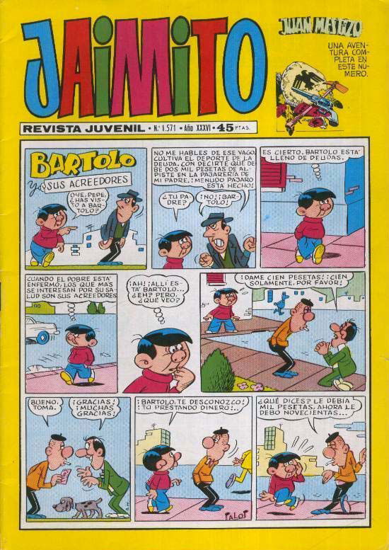 Jaimito (Edival, 1945 series) v36#1571 (17 November 1979)