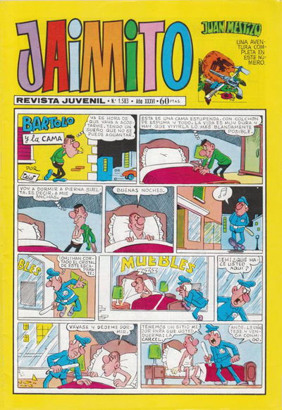 Jaimito (Edival, 1945 series) v36#1583 (9 February 1980)
