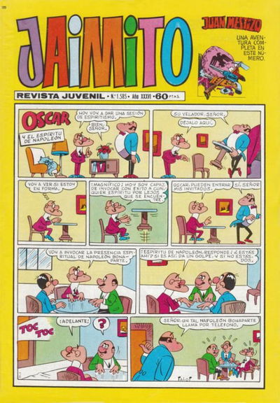 Jaimito (Edival, 1945 series) v36#1585 (23 February 1980)