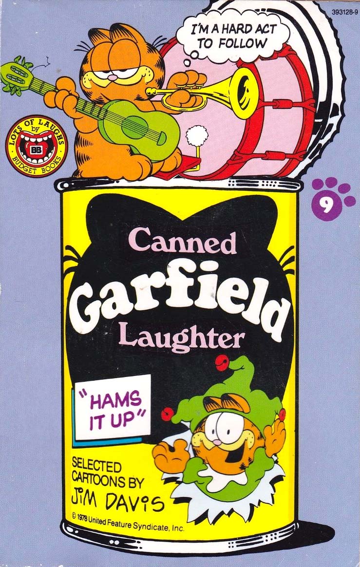 Garfield (Budget Books, 1985? series) #9 [393128-9] (1987) — Canned Laughter: Hams It Up ([1987?])