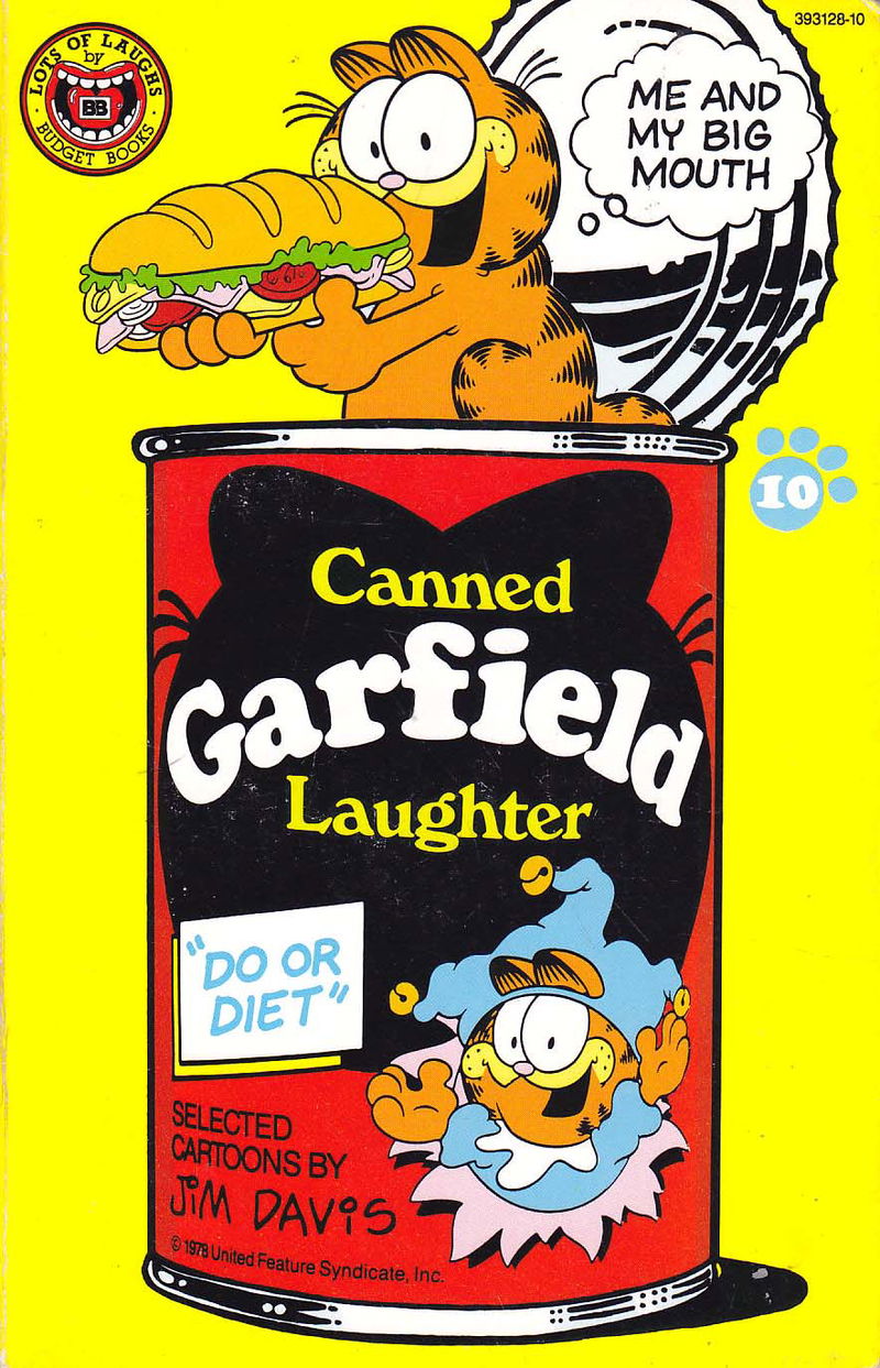 Garfield (Budget Books, 1985? series) #10 [393128-10] (1987) — Canned Laughter: Do or Diet ([1987?])