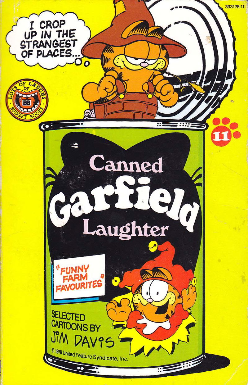 Garfield (Budget Books, 1985? series) #11 [393128-11] (1987) — Canned Laughter: Funny Farm Favourites ([1987])