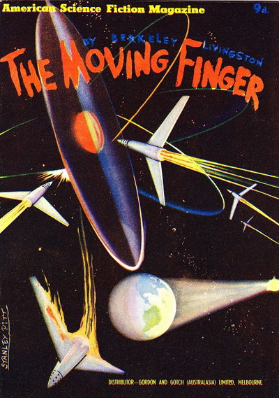 American Science Fiction (Malian, 1952 series) #31 — The Moving Finger [November 1954]