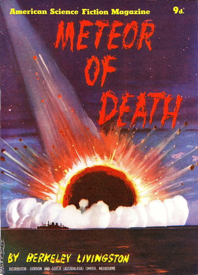 American Science Fiction (Malian, 1952 series) #32 — Meteor of Death [December 1954]