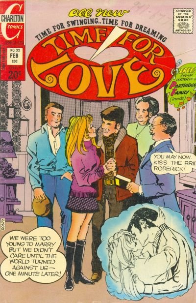 Time for Love (Charlton, 1967 series) #32 (February 1973)