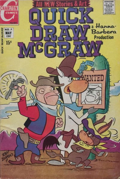Quick Draw McGraw (Charlton, 1970 series) #4 (May 1971)
