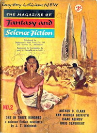 The Magazine of Fantasy and Science Fiction (Consolidated Press, 1950 series)  #2 ([March 1955?])