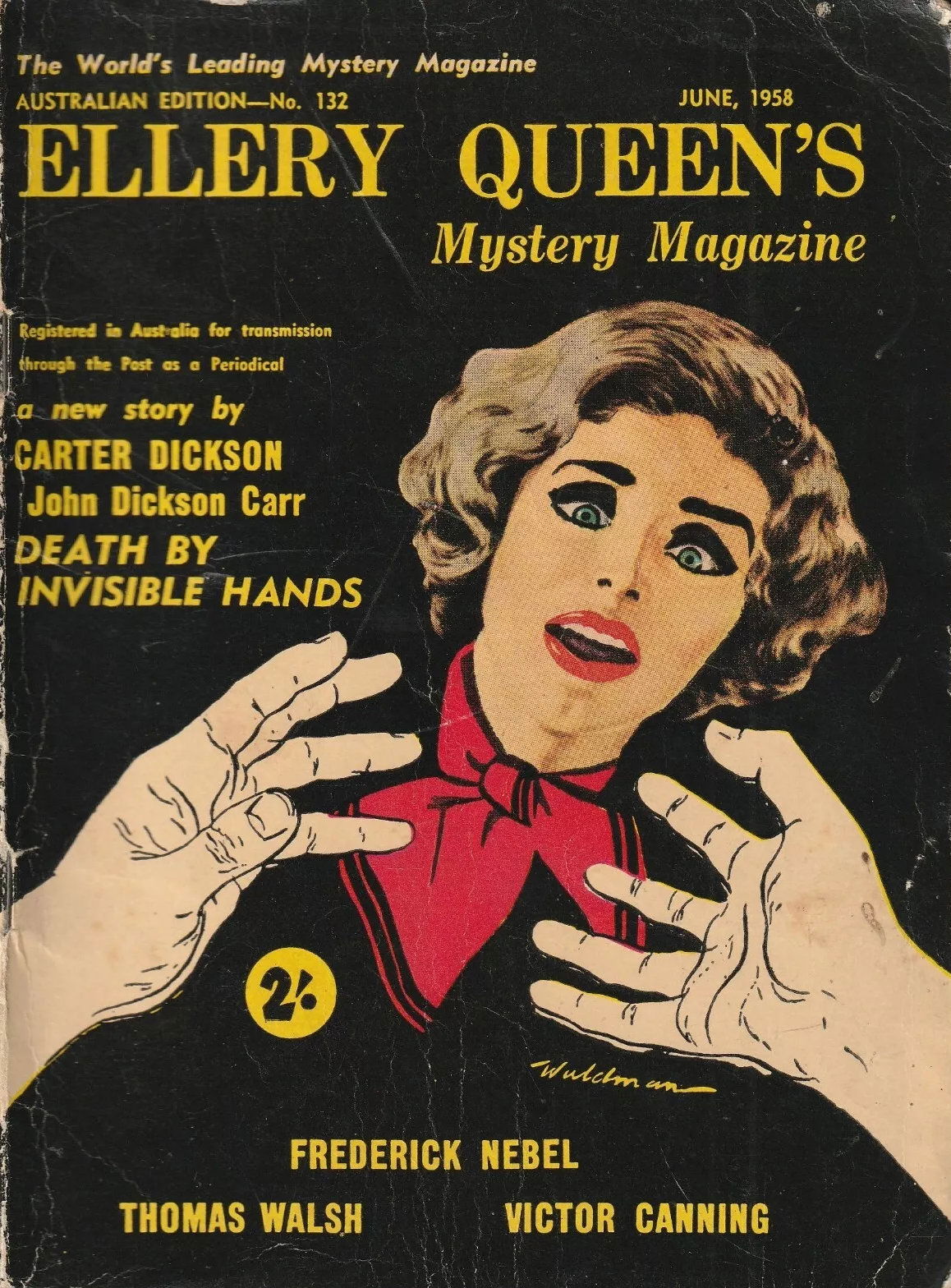Ellery Queen's Mystery Magazine (Consolidated Press, 1947 series) #132 (June 1958)