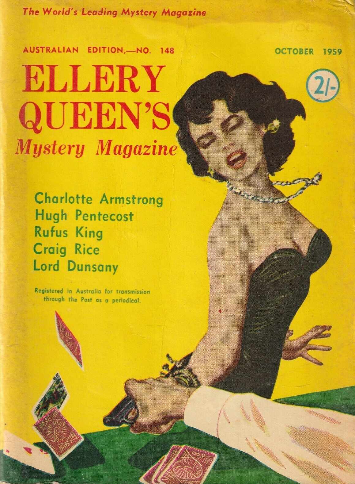 Ellery Queen's Mystery Magazine (Consolidated Press, 1947 series) #148 (October 1959)