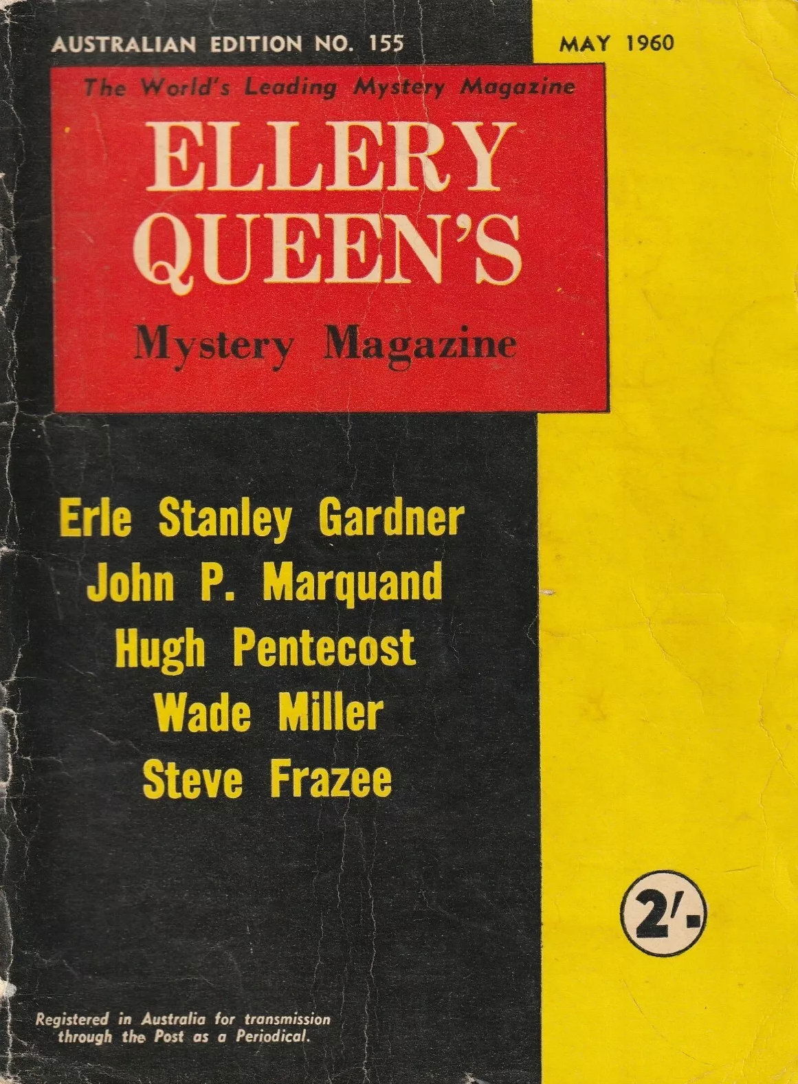 Ellery Queen's Mystery Magazine (Consolidated Press, 1947 series) #155 (May 1960)