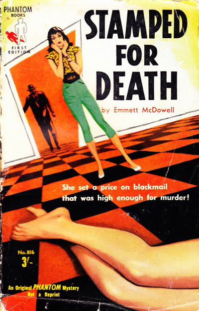 Phantom Books (Original Novels, 1951 series) #816 — Stamped for Death ([April 1959?])