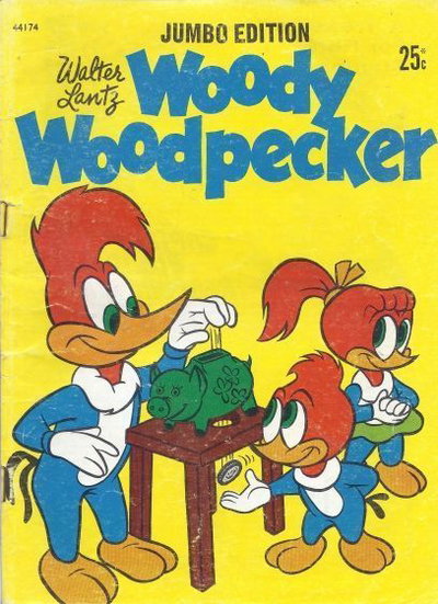 Walter Lantz Woody Woodpecker Jumbo Edition  #44174 ([1974])