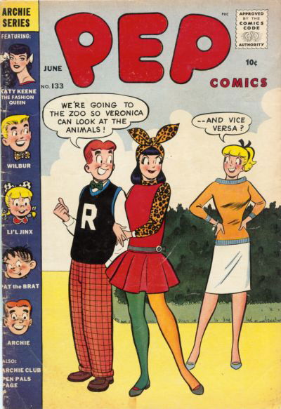 Pep Comics (Archie, 1940 series) #133 June 1959